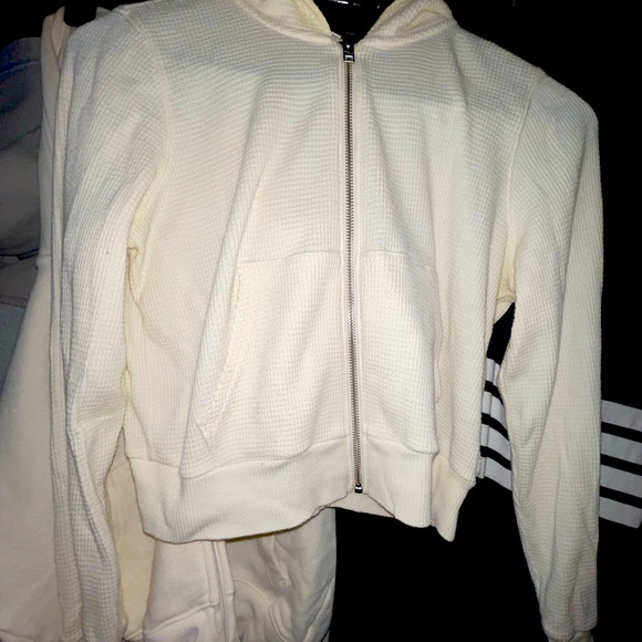 3 TNA WAFFLE ZIP HOODIES . Size small . No tags . - Picture 4 of 5